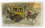 Новогодние и рождественские ретро-открытки представлены на выставке в Ижевске